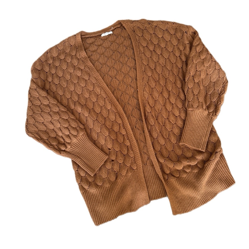 Maurice’s Cozy Brown Knit Cardigan Sweater